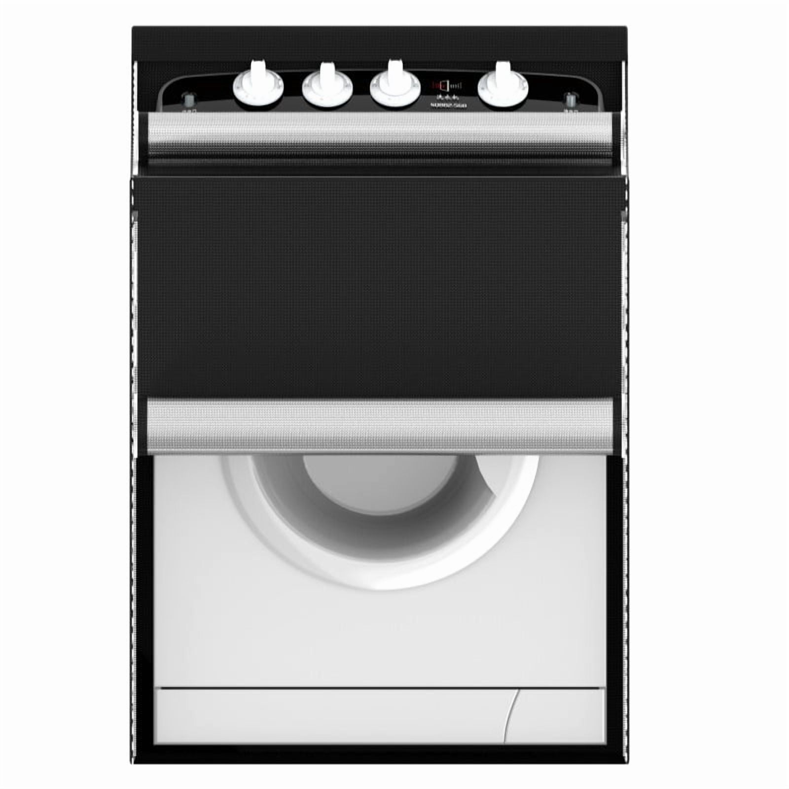 suxuMhao Washing Machine Cover-Appliance Covers,Dust Cover for Washing Machine,Waterproof Dustproof,Suitable for Front Loading & Top Loading Washing Machines, Size 29"W x 28"D x 43"H,2 Piece​,Silvery