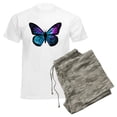 thumbnail image 6 of CafePress - Galactic Butterfly Pajamas - Men's Light Loose Fit Cotton Pajama Set, 6 of 7