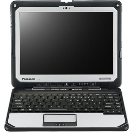 Restored Panasonic ToughBook CF-33 MK1 Rugged Detachable Detachable 2-in-1 Laptop Tablet Touch | 12" 2256x1504 2K | Core i5 - 7300U - 256GB SSD Hard Drive - 8GB RAM | 2 cores @ 3.5 GHz Win 10 Home (Refurbished)
