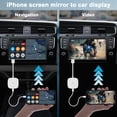 thumbnail image 4 of Kebiory Adapter for iPhone,Carplay to Car Mirror Adapter Wired Carplay Mirrorring Dongle Carplay Adater for Factory Wired Carplay Converter (White-7), 4 of 6