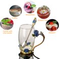 thumbnail image 4 of 1 Set Rose Glass with Spoon Tea Mug Coffee Mug Suitable for Gift Giving, 4 of 5