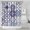 Blue, variant on Blue Ethnic Geometric Patchwork Pattern Shower Curtain 36"x72" ,Bathroom Decorative Shower Curtains Set with 12 Hooks,Modern Waterproof Washable Shower Curtain