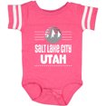 thumbnail image 3 of Inktastic Salt Lake City Utah Mountains Boys or Girls Baby Bodysuit, 3 of 5