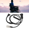 thumbnail image 1 of Cable De Carga USB Para Silla De Ruedas, 3 En 1 Cable De Carga Para Silla De Ruedas De Rendimiento Estable Multifuncional Para Excursiones, 1 of 7