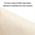 thumbnail image 2 of TFixol Lightweight Foldable Outdoor Camping Chair with Backrest - Portable Stadium Seat for Concerts & Parks, Brown, 2 of 7