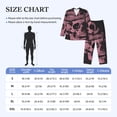 thumbnail image 4 of Picia Skull and Snake Art Pattern Men’s Long-Sleeve Sleepwear Set - Soft 2-Piece Loungewear with Pockets, Comfy PJs for Relaxing Nights-Small, 4 of 7