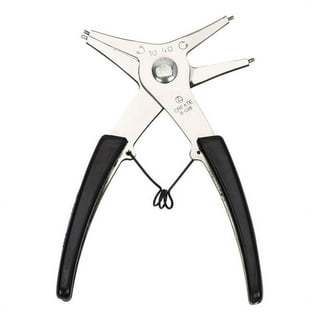 Cablevantage 4 in 1 Snap Ring Pliers Plier Set Circlip Combination Interchangeable Retaining Clip Tool Kits External + Internal Retaining Multiple