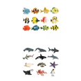 thumbnail image 1 of lionlar 2x 12Pcs Animal Model Miniature Statues Mini Figurines Models for Bedroom, 1 of 9