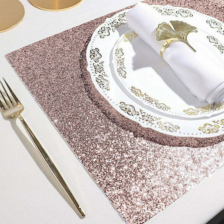 Home Details Round Saturn Laser Cut Placemat in Gold - Luxe Party NYC