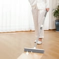 thumbnail image 1 of Ftwytp Brosse de Plancher en Acier Inoxydable, Long Manche, Nettoyeur de Tapis, Brosse de Raclage, Multifonction, Nettoyage Efficace, Résistant à la Rouille, 1 of 9