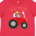 thumbnail image 4 of Inktastic Farmer Tractor Little Sis Girls Toddler T-Shirt, 4 of 5