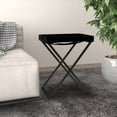 thumbnail image 1 of vidaXL Table Pliante Noire 48x34x61 cm MDF, 1 of 5