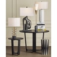 thumbnail image 3 of Currey And Company 6000-0872 Waterfall 28" Tall Buffet Table Lamp - Clear / Natural /, 3 of 7