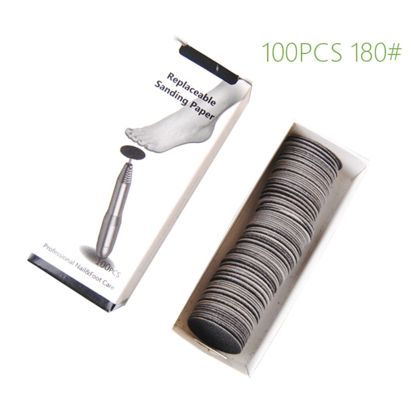 BESTYO Replacement Sandpaper Discs Nail 