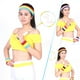 thumbnail image 1 of 1 Uds. Banda para la cabeza + 2 uds. Muñequeras elásticas antideslizantes banda de soporte para muñeca para deporte correr fútbol tenis, 1 of 3