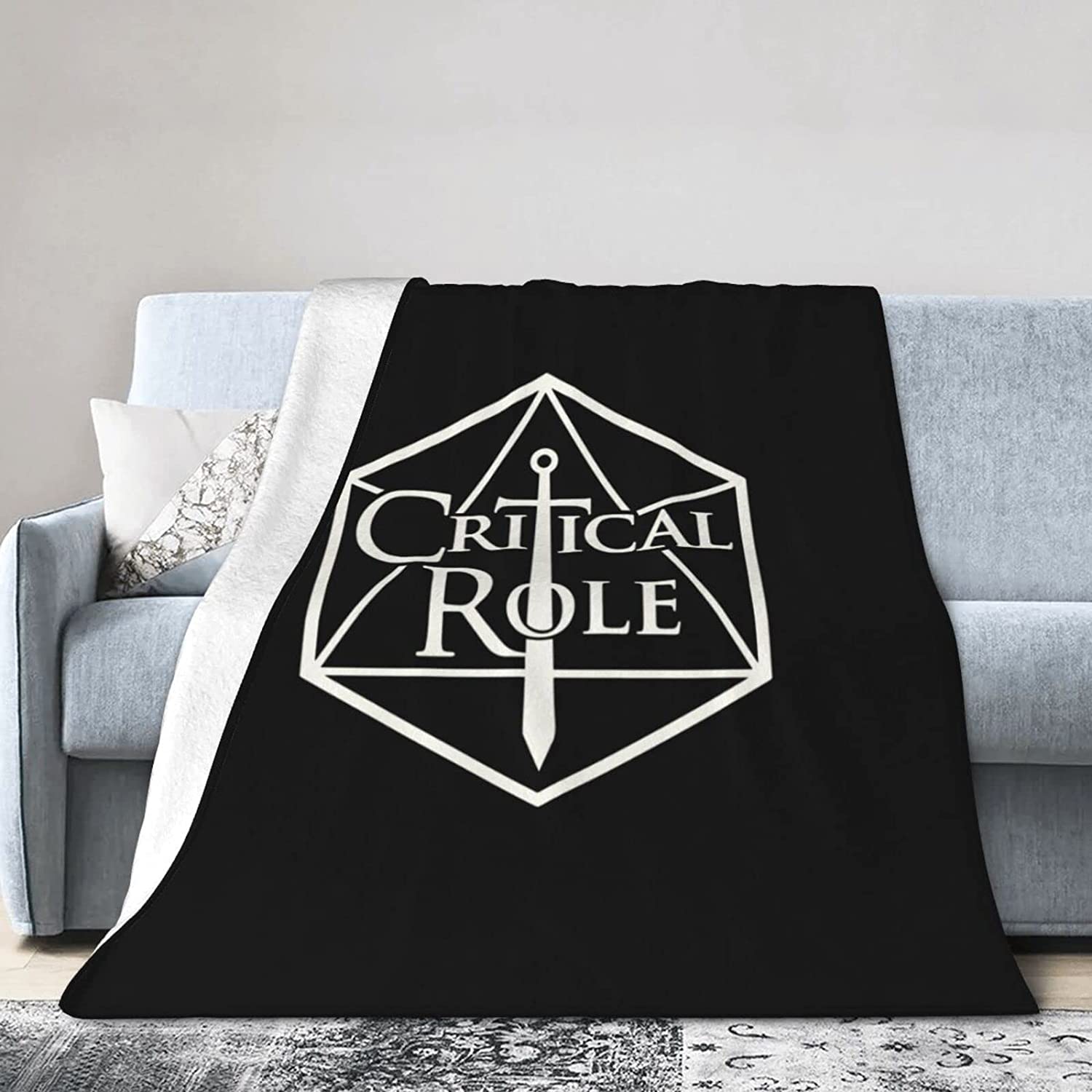 Dice Critical Role Blanket 3D Print Camping Blankets Light Warm Living