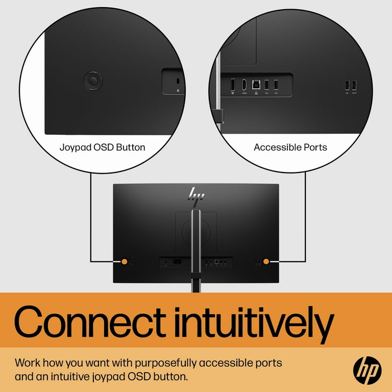 HP E24 G5 FHD Monitor, Black - Walmart.com