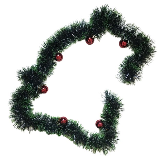 Decoraciones colgantes para fiestas Adornos de Cinta de guirnalda de árbol de Nad DIY-01 Estilo05 Sunnimix