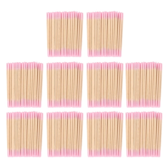 Pointed Tip Cotton Swabs, Keyboard Phone Cleaning Double Pointed Cotton Swabs Beauty Tool 10 Bags for Makeup