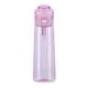 thumbnail image 3 of Botella Bebida Deportiva 650 Ml Portátil Flavo para Exteriores () Rojo Rosa, 3 of 9