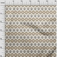 thumbnail image 3 of oneOone Polyester Lycra Light Brown Fabric Ikat Craft Projects Decor Fabric Printed By The Yard 56 Inch Wide, 3 of 6