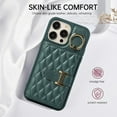 thumbnail image 6 of for iPhone 16 Detachable Shoulder Strap Wallet Case, with Card Slots & 360-degree Rotation Stand Ring Flip Premium PU Leather Protective Cover Lanyard for Women Girls, Darkgreen, 6 of 11