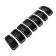 thumbnail image 4 of AC,7PCS 22x10.3cm Marco de Rejilla Frontal de riñón de Coche Negro Rejilla de Carreras de Coche Parte Superior de la línea, 4 of 8