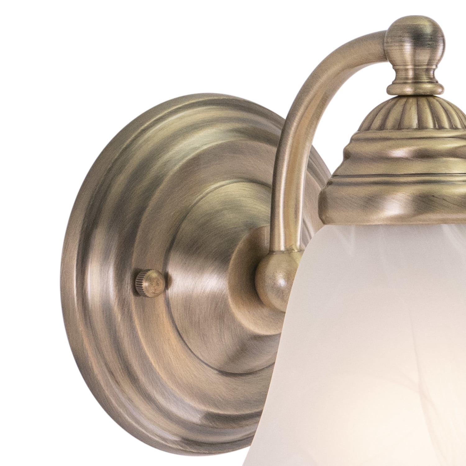 Standford 1 Light Brass Bathroom Wall Fixture