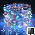 thumbnail image 4 of Elegant Choise Outdoor Solar String Lights Waterproof 65.6FT 200LED Lights for Patio Yard Party Halloween Christmas,Multi-color, 4 of 11