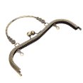 thumbnail image 1 of M-Shaped Embossed Hand-Pull Iron Bag Clasp Lock, Purse Frame, Tailor Accessories For DIY Crafts, 1 of 8