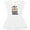 AA-White, variant on Inktastic Monkey I Love Hanging out with My Pawpaw Gift Baby Girl Dress
