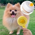 thumbnail image 4 of Stainless Steel Pet Comb – One-Click Hair Removal & Massage Tool for Cats & Dogs, Anti-Shedding De-Floating Comb (Durable, Easy Clean), 4 of 5
