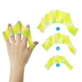 thumbnail image 6 of Uxcell Silicone Swimming Gloves Webbed Swim Gloves Water Resistance Gear Paddle Fins Green Tone 1 Pair, S, 6 of 6