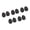 A, variant on Pack of 10 Nonslip Shoe Soles Protectors Adhesive Shoe Pads with Grids Texture for High Heel and Sneakers Boot Soles