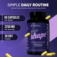 thumbnail image 3 of PlusHLTH Reshape Capsules with Berberine, Cinnamon, and OEA for Metabolic Balance 60 capsules, 3 of 8