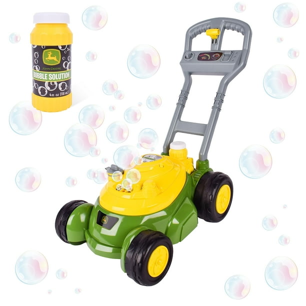 John Deere Bubble Lawn Mower with Bubble Solution Outdoor Garden Toy No Batteries Required 2 Walmart