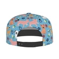 thumbnail image 2 of Kdxio Cute Dog Print Snapback Hat for Men Women,Adjustable Baseball Cap, 2 of 7