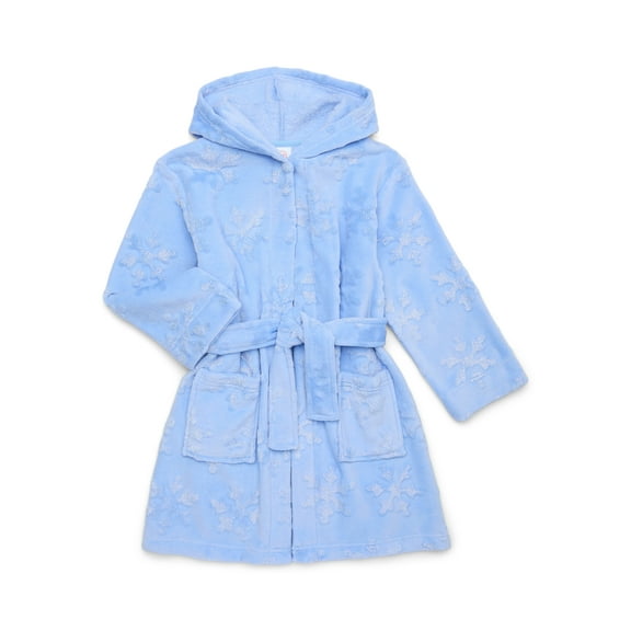 Wonder Nation Girls Plush Fleece Sleep Wrap Robe, Sizes 4-18 & Plus