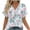 01 Sky Blue, variant on Fewfanhot Womens Clothing Soft Summer Hawaii Tshirts Beach Print V Neck Button up Tops Floral Short Sleeve Tops