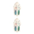 thumbnail image 1 of Advancent Wind Lantern Indoor Adornment Lighting Adornments Holiday Home Decorations Candle Decorations Ornament Retro DIY Desktop Holder Type2 NO2, 1 of 6