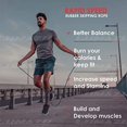 thumbnail image 2 of Skipping Rope Adult Fitness Jump Rope Gym Workouts & outdoor Training for Fat Burning Boxing, MMA Exercises Speed Fitness Weighted Skipping Ropes for Women & Men, 2 of 4