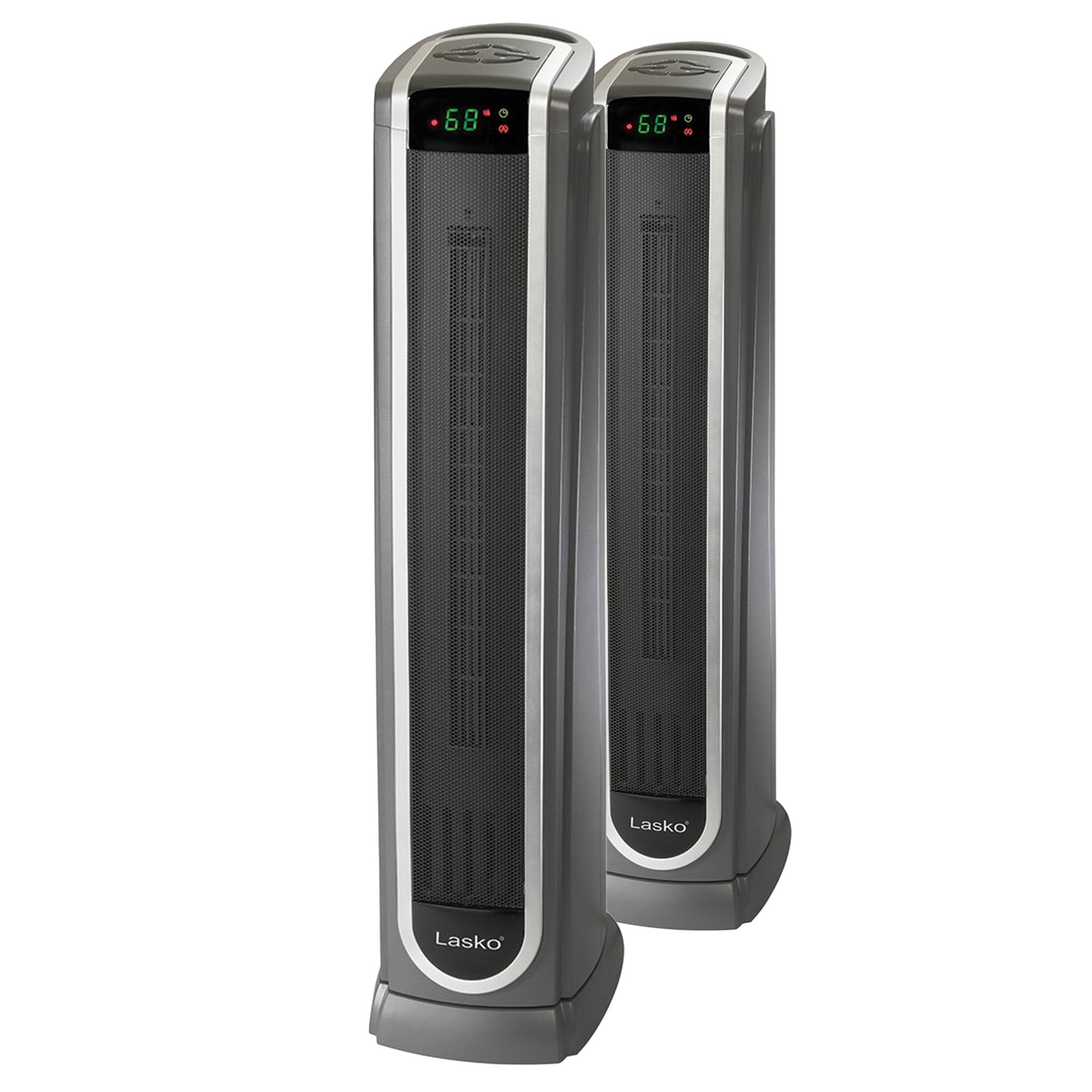 Lasko Portable Oscillating Ceramic Tower Space Heater, Black (2 Pack) |  Walmart Canada