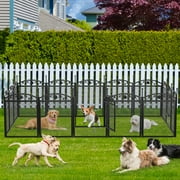 BingoPaw Heavy Duty Dog Whelping Playpen Pet Exercise Play Pen with Waterproof Mat, 31.5H