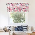 thumbnail image 7 of Drapery Wear Rod Short Curtain 54x18in Filter With Light Feature For Easy Installation Rod Free For Bedroom Kitchen Bathroom\r\n Sweet Flower, 7 of 7