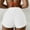 White, variant on Women Plus Size Solid&Print Hight Waist Brazilian Bikini Bottom Swimwear Briefs Beachwear Brazilian Bikini Bottom Side Tie Thong Bathing Sports Yoga Shorts Skirt Swimbottom Swim Suit Cover up Skirt