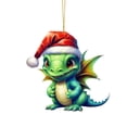thumbnail image 2 of EUDIDV Hanging Decor Christmas Dragon Baby Acrylic Christmas Hanging Ornament Christmas Tree Hanging Ornament Pendant Xmas Decorative, 2 of 2