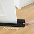 thumbnail image 7 of Huchen Large Door Draft Stopper for Bottom of Door 36 Inch Under Door Noise Blocker Under Door Gap Filler Weather Stripping Adjustable Twin Door Sweep Door Draft Guard Window Seal Black, 7 of 7