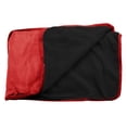 thumbnail image 1 of Simplicity Portable Fleece Outdoor Camping Blanket Waterproof Back Mat, RED-BK, 1 of 2