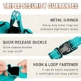 thumbnail image 5 of Dog Harness Step in Dog Vest Harness, Reflective Adjustable Puppy No Pull Harness Breathable Soft for Small and Medium Dogs Cats, Ocean Blue, XXS, 5 of 11