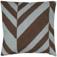 thumbnail image 3 of Surya Surya Pillows Area Rug FA031 Lima Bean/Coffee Bean Chevron Angled 22" x 22" Square, 3 of 4